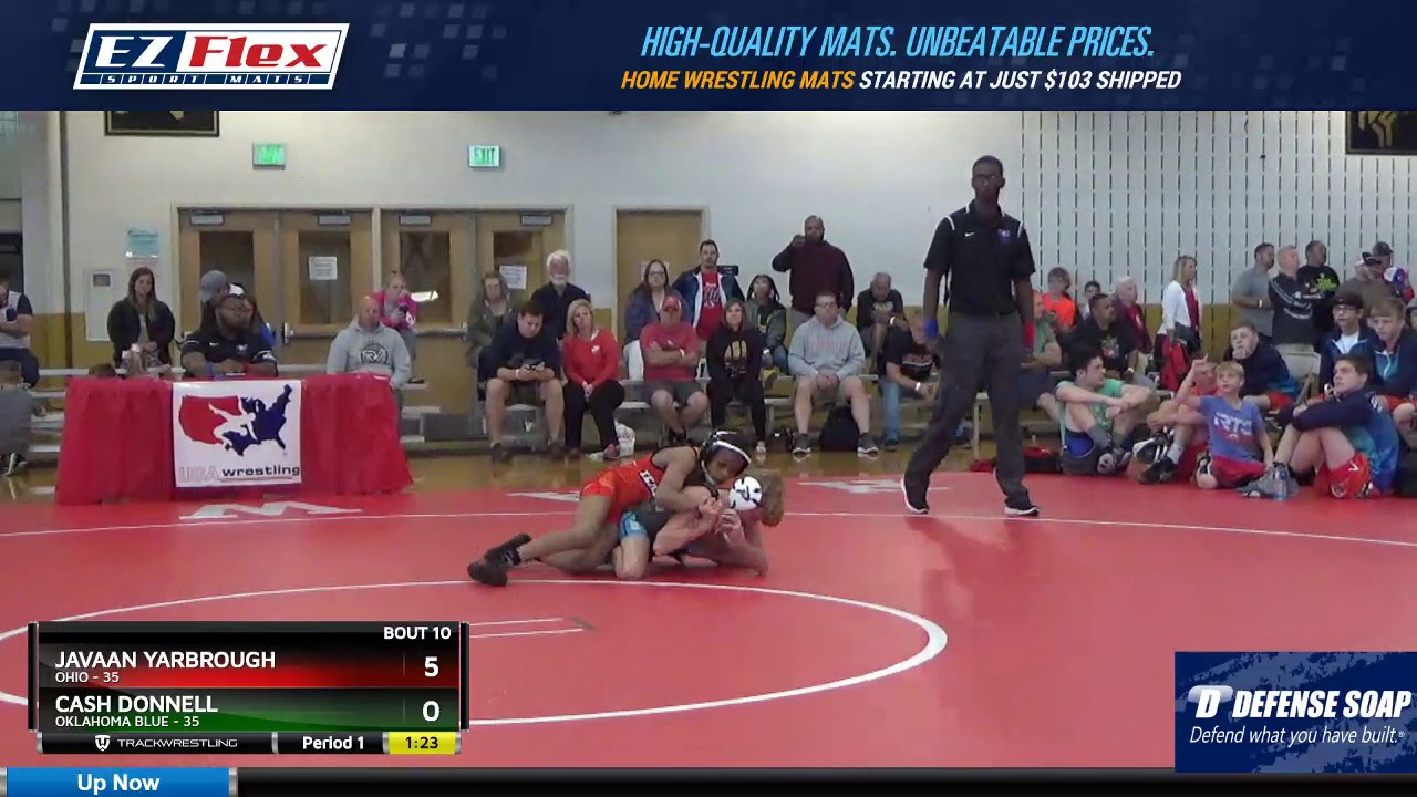 Mat 2 77 Javaan Yarbrough Ohio Vs Cash Donnell Oklahoma Blue - YouTube