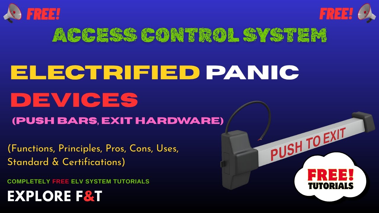 ELECTRIFIED PANIC DEVICES EXPLAINED | Push Bars, Exit Hardware, ELR Kits | ACS Top Brands buy link
