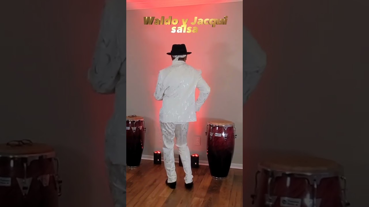 Salsa Basic Cumbia Step | Salsa Men Styling Steps | Salsa Dance Video | Waldo y Jacqui
