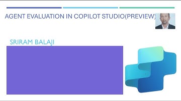 Agent Evaluation in Copilot Studio