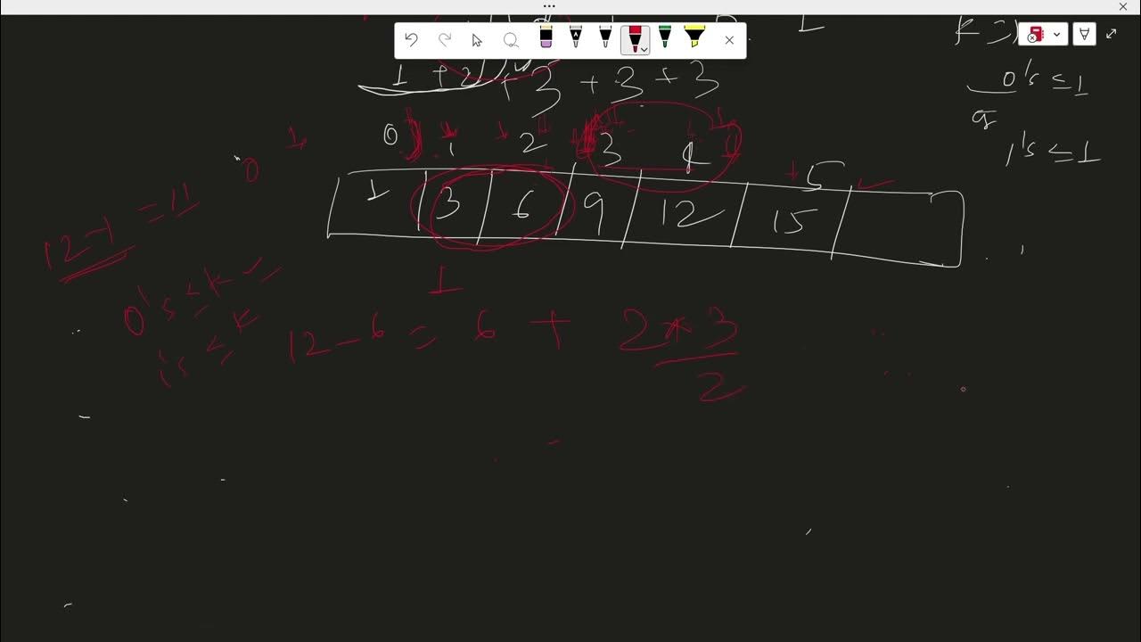 3261 count substrings that satisfy k constraint ii youtube