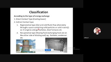 SJEC Lectures: Heat Transfer - Heat Exchanger-1