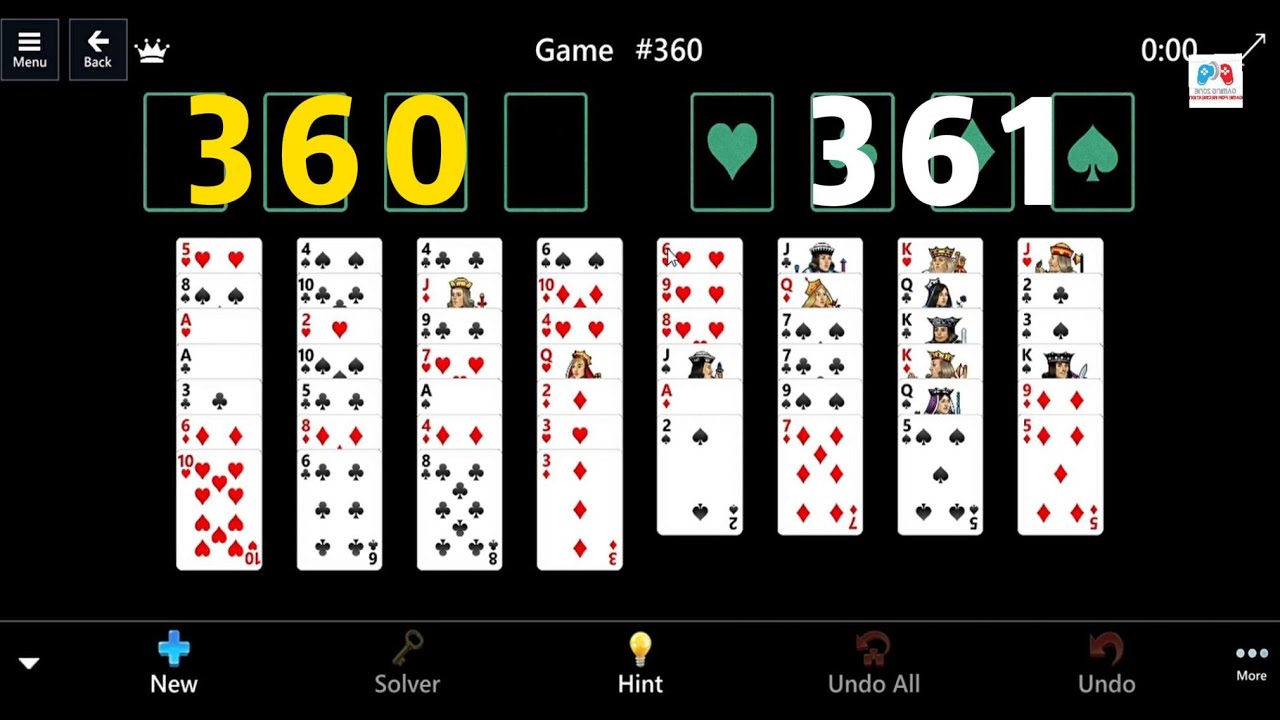 Solving Microsoft Solitaire FreeCell No. 360 & 361 - Strategies and Tips