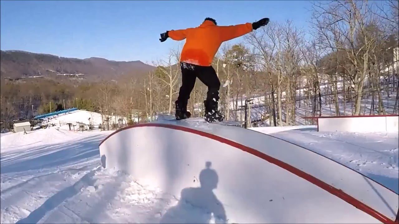 Grind Compilation Terrain Park Snowboard Inc Youtube inside How To Snowboard Grind
