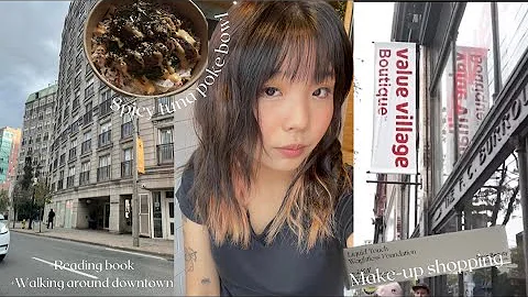 GRWM, hang out on a sunday, thrifting,...in downto...