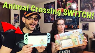 Opening the ANIMAL CROSSING Nintendo Switch With My Girlfriend!