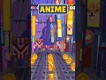 Subway Surfers X Anime #anime #remix #edit #animeedit