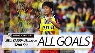 Ｊ３第32節の全ゴールまとめ！ALL GOALS：明治安田生命Ｊ３第32節