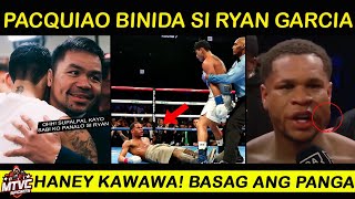 BREAKING: PACQUIAO Todo Bida kay Ryan Garcia | Haney Kawawa! Basag ang PANGA
