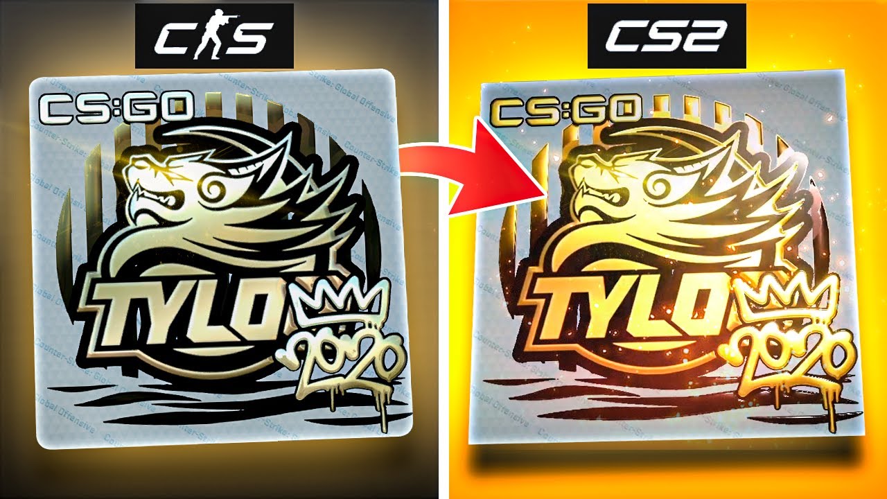 Gold Stickers Actually Look Good In CS2! - YouTube