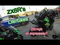 Kawasaki ZX6R boys highspeed expressway run to Clark