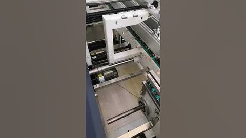 mini e-cigarette box folder gluer#box #packaging