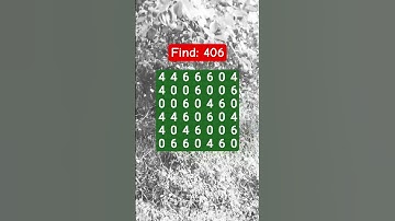90% Of People Failed To Find "406" #puzzle #challenge #find #ytshort #shorts #youtube