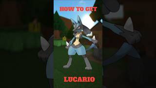 HOW TO EVOLVE RIOLU INTO LUCARIO IN POKEMON BRICK BRONZE