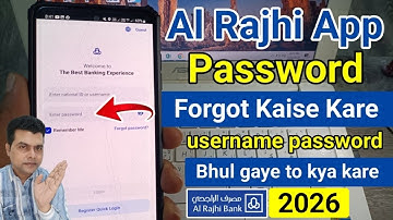 Al Rajhi Forgot Password 2025 | What to do if you forget Al Rajhi Bank password | Al Rajhi App Login