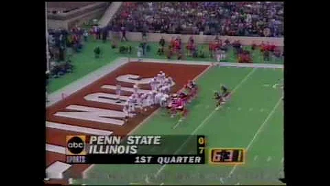 Ken Dilger catches vs Penn State 1994