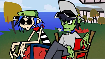 Murdoc and 2D Explain how Gorillaz met