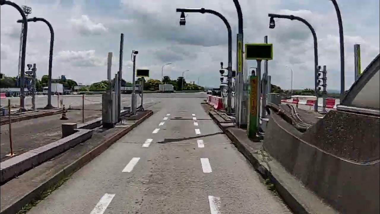 2024年6月6日 アクアライン 木更津方面 海ほたる→袖ケ浦IC 出口 YouTube