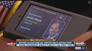 House leadership speaks on lawmaker sexting report