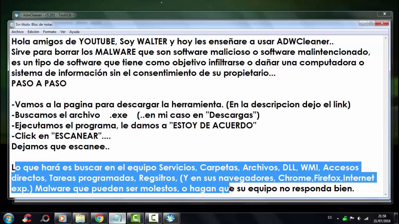 adwcleaner como funciona