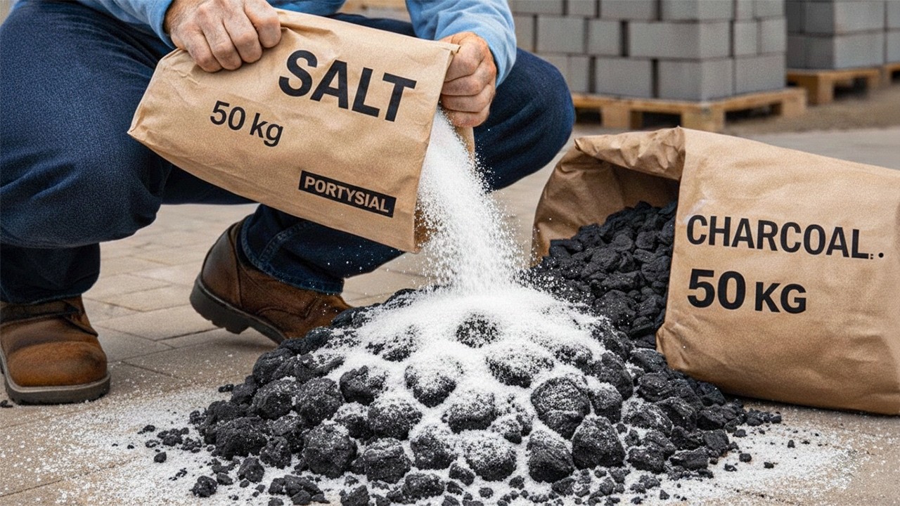 Смешайте древесный уголь с солью, и вы увидите то, о чём большинство людей даже не подозревает!