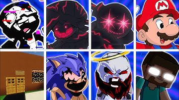 HD Hgu but Everyone sings it ❰Perfect Hard❙By Me❙240 FPS❙Pibby Tankman❙Friday Night Funkin