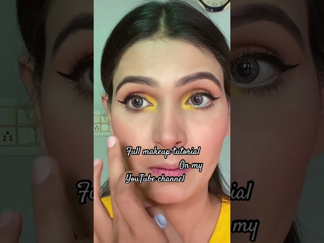 Full makeup tutorial on my channel #makeup #viral #vlog #youtubeshorts #trending #Farha Chaudhary class=
