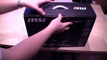 MSI GT660 English Unboxing and Hands On