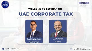 Seminar on UAE Corporate Tax - Overview News