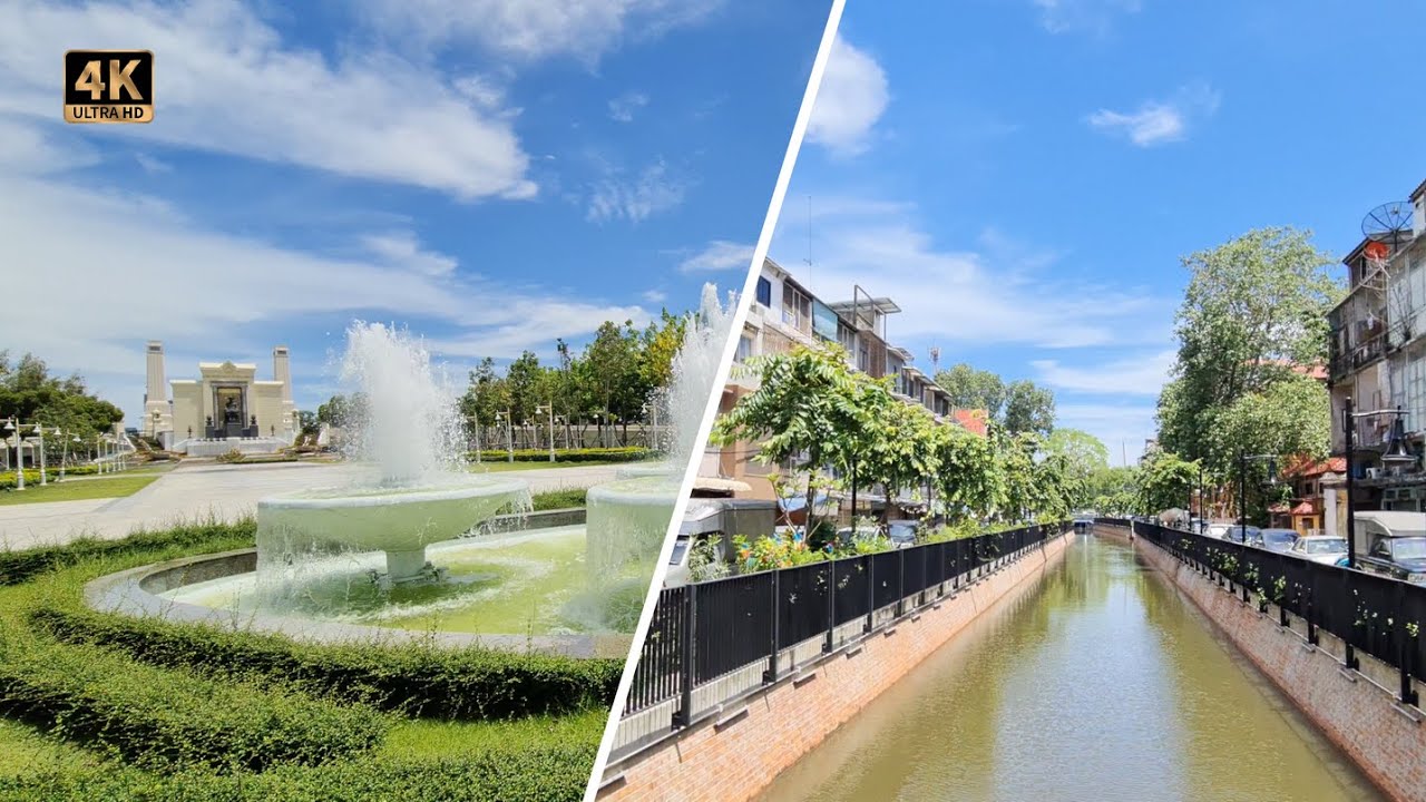 Bangkok - Chinatown Walking Street and Memorial Bridge Monument