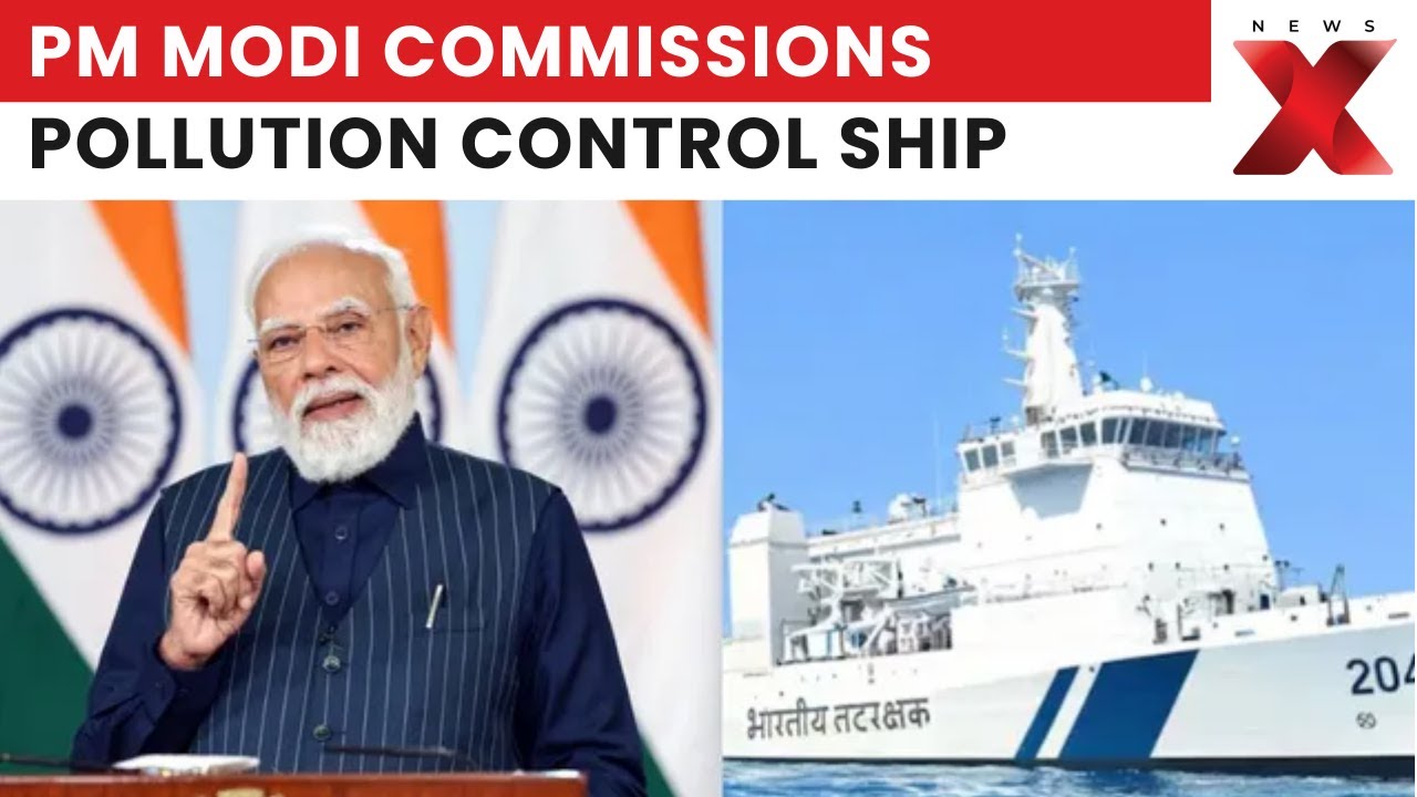PM Modi Hails Commissioning Of Home-Built Pollution Control Ship Samudra Pratap
