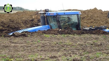 Tractor Stuck In Mud Compilation | Amazing Tractor Operator Skills #12