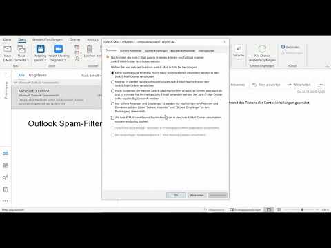 Video: Wie kann ich Spam-E-Mails in Outlook 2010 stoppen?