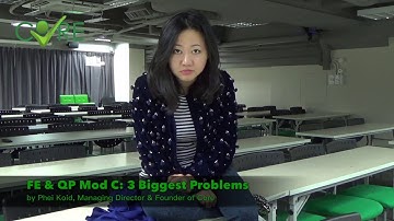 FE & QP Mod C: 3 Biggest Problems