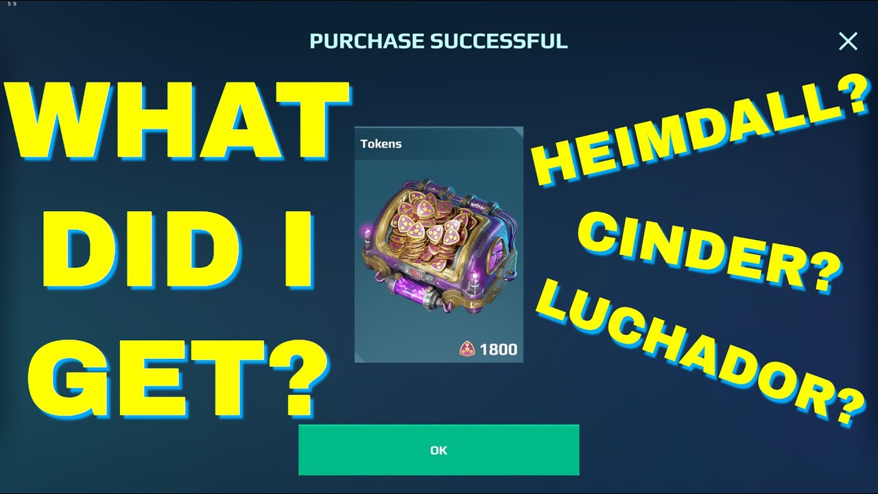 WHAT DID I WIN??? - HEIMDALL? LUCHADOR? CINDER? - War Robots Update 7.9 Coin Opening #8 - WR
