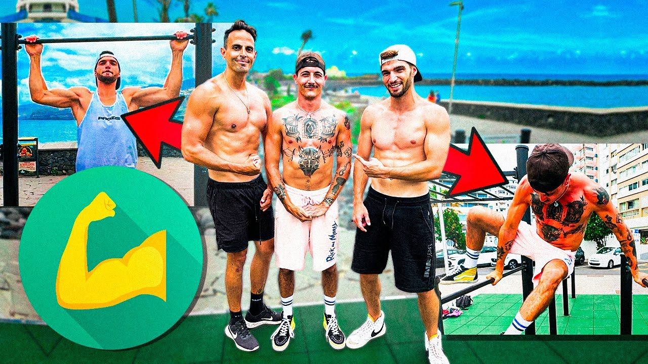¿NOS PRESENTAMOS A MR OLYMPIA? 😂 *entrenamiento épico de calistenia* 💪🏻 | EstoEsRuyman