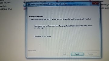 Solve:Adobe Reader error 1722....