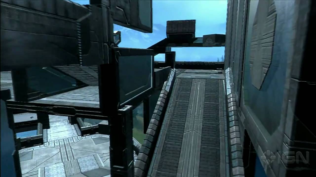 Halo Reach The Cage Map Flythrough YouTube
