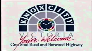 Old Knox City shopping centre advert 1991