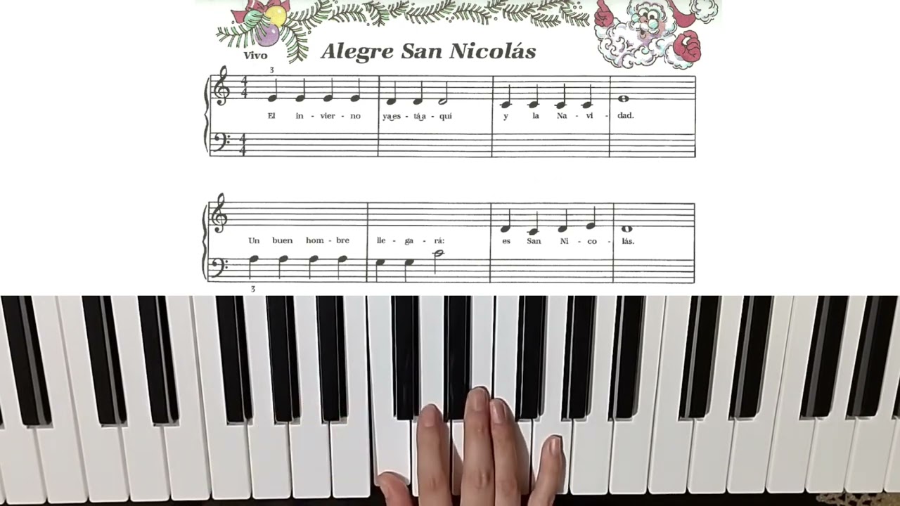 ALEGRE SAN NICOLÁS   PIANO ELEMENTAL A  J BASTIEN
