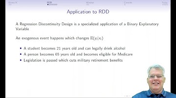 Regression Discontinuity Design (RDD)