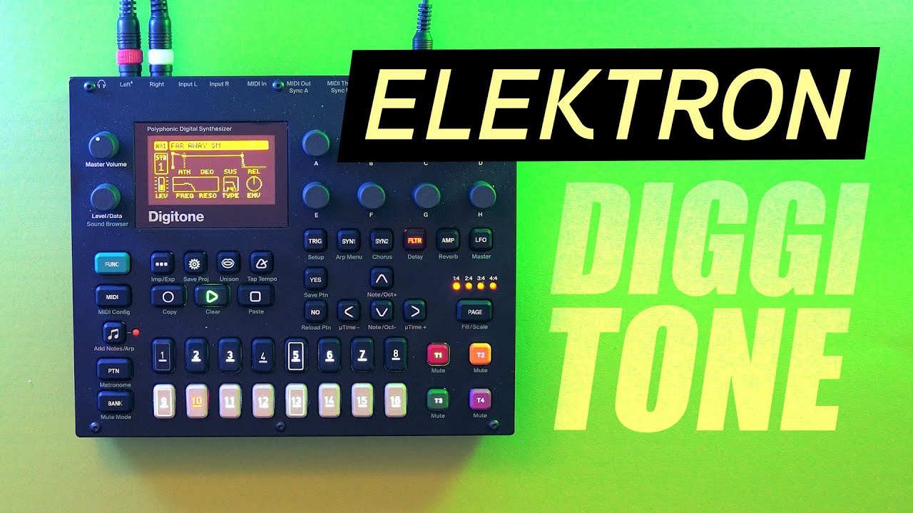Elektron Digitone / Standalone / Performance / Beatmaking - YouTube