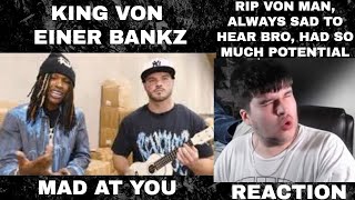 King Von x Einer Bankz - Mad At You [Acoustic] REACTION