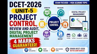 DCET 2026 - PMS Unit 5 - Project Control, Review and Audit - 4 Marks