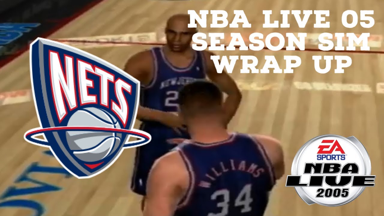 NBA Live 05 New Jersey Nets Season Sim Season Wrap Up YouTube