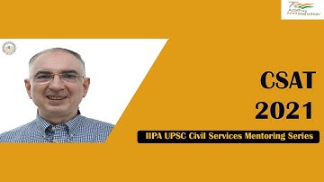 IIPA UPSC CSE- CSAT 2021