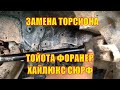 Замена торсиона Тойота Хайлюкс Форанер. Как заменить торсион. СТО Автодель