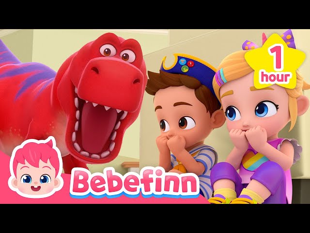 T-Rex and Bebefinn! | + More Nursery Rhymes Compilation | Song for Kids class=