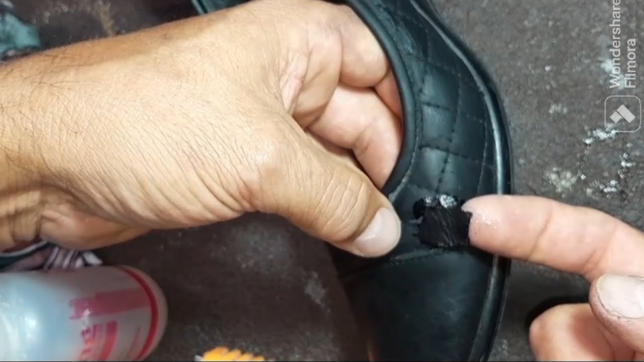 Cómo reparar un zapato que se está pelando YouTube