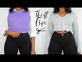 DIYing OVERPRICED Urban Outfitters Clothes From Thrifted Clothes | THRIFT FLIPS